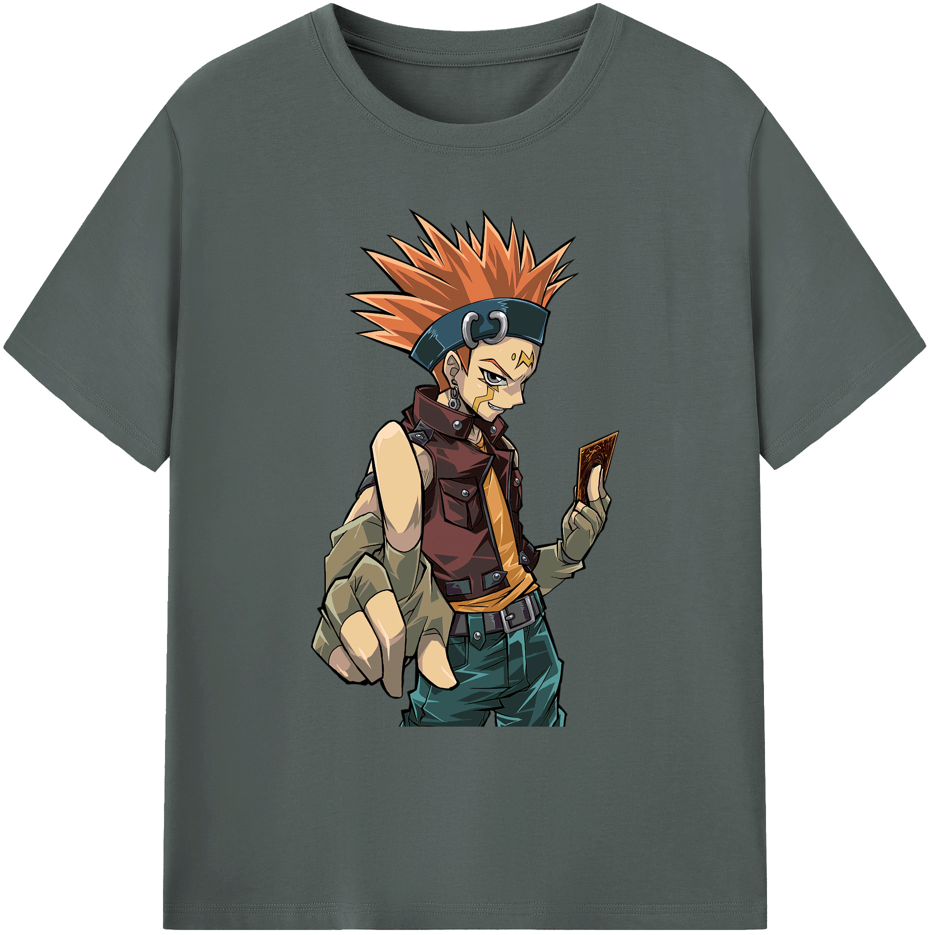 （画像用） 遊☆戯☆王 Yu-Gi-Oh! 綿100％ メンズ半袖Tシャツ｜肌触りやわらか＆通気性